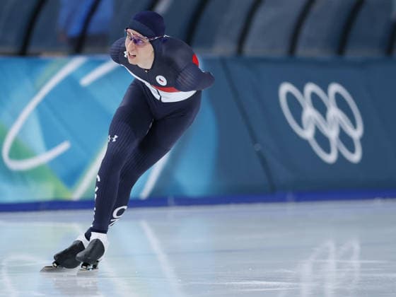 (260213) -- MILAN, Feb. 13, 2026 -- Metodej Jilek of the Czech Republic competes during the Speed skating, Eisschnelllauf men s 10000m event at the Milan-Cortina 2026 Olympic Winter games, Winterspiele,Spiele, Summer games in Milan, Italy, Feb. 13, 2026. ) (MICO2026)ITALY-MILAN-OLYMPIC WINTER GAMES-SPEED SKATING-MEN S 10000M DuxXiaoyi 