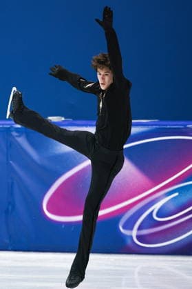 ITALY, MILAN - FEBRUARY 13, 2026: Figure skater Adam Hagara of Slovakia performs during the men s free skating event at the 2026 Winter Olympic Games, Olympische Spiele, Olympia, OS at Milano Ice Skating Arena 2026 Winter Olympics: Figure skating, Eiskunstlauf  - ZUMAt113 20260213_zaa_t113_590 Copyright: xMikhailxTereshchenkox
