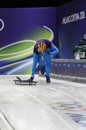 CORTINA, MICO OLYMPICS 2026, MEN S SKELETON 3 ROUNDS, PHOTO: MATTIA GASPARI  Copyright: xFRANCESCAxVIECELIx xipa-agency.netx xFrancescaxViecelix IPA_Agency_IPA71452146