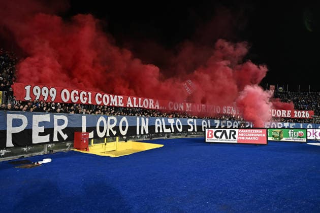 Mp Pisa 13 02 2026 - campionato di calcio serie A Pisa-Milan foto Matteo Papini Image nella foto: tifosi Pisa 