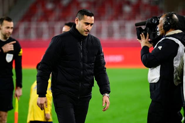 FOOTBALL : AS Monaco VS FC Nantes - Ligue 1 McDonald s - 13 02 2026 Ahmed Kantari (Coach FC Nantes) - Ligue 1 McDonald s match between AS Monaco and FC Nantes on February 13, 2026 at the Louis II Stadium in Monaco. MonacoMonaco  Copyright: xWilliamxCannarellax