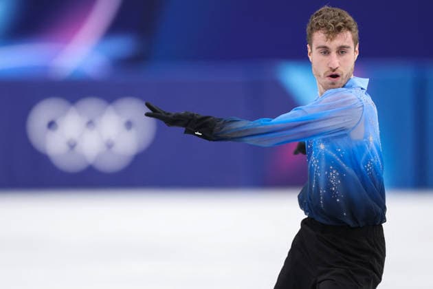 Winter Olympics - Men s Singles Free Skating Matteo Rizzo of Team Italy competes in the Men s Singles Free Figure skating, Eiskunstlauf event on day seven of the Milano Cortina 2026 Winter Olympic Games, Olympische Spiele, Olympia, OS at Milano Ice Skating Arena on February 13, 2026 in Milan, Italy. Photo by Alexis Jumeau ABACAPRESS.COM Milan Italy  Copyright: xJumeauxAlexis ABACAx