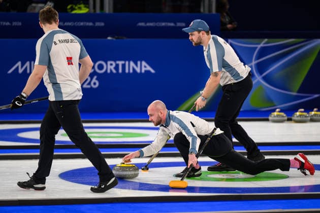 260213 Bendik Ramsfjell, Magnus Ramsfjell and Martin Sesaker of Norway compete in a men s round robin curling match between Czech Republic and Norway during day 7 of the 2026 Winter Olympics on February 13, 2026 in Cortina. Photo: Joel Marklund BILDBYRAN kod JM JM0792 bbeng curling Olympic Games, Olympische Spiele, Olympia, OS olympics winter olympics os ol olympiska spel vinter-os olympiske leker milano cortina 2026 milan cortina 2026 milano cortina 2026 olympic games milano cortina 2026 winter olympic games milano cortina-os milano cortina-ol vinter-ol norge norway *** 260213 Bendik Ramsfjell, Magnus Ramsfjell and Martin Sesaker of Norway compete in a men s round robin curling match between Czech Republic and Norway during day 7 of the 2026 Winter Olympics on February 13, 2026 in Cortina Photo Joel Marklund BILDBYRAN kod JM JM0792 bbeng curling olympic games olympics winter olympics os ol olympiska spel vinter os olympiske leker milano cortina 2026 milan cortina 2026 milano cortina 2026 olympic games milano cortina 2026 winter olympic games milano cortina os milano cortina ol vinter ol norge norway  Copyright: JOELxMARKLUND BB260213JM148