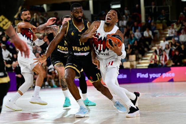 BASKET-BALL : AS Monaco VS Saski Baskonia - Turkish Airlines EuroLeague - 13 02 2026 Trent Forrest (Baskonia) - Turkish Airlines EuroLeague match between AS Monaco and Saski Baskonia on February 13, 2026 at the Gaston-MÃ decin sports hall in Monaco. MonacoMonaco  Copyright: xWilliamxCannarellax