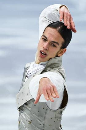 ITALY, MILAN - FEBRUARY 13, 2026: Figure skater Petr Gumennik of Russia performs during the men s free skating event at the 2026 Winter Olympic Games, Olympische Spiele, Olympia, OS at Milano Ice Skating Arena. Mikhail Tereshchenko TASS  88656463