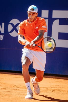 ATP, Tennis Herren Argentina Open 2026 BUENOS AIRES, AR - 13.02.2026: ATP ARGENTINA OPEN 2026 - Buenos Aires, Argentina. February 13, 2026. Francisco Cerundolo (ARG) in action during the quarter-final match of the Argentina Open 2026. (Photo: Lucas Mangi Fotoarena) x2883446x  LucasxMangi