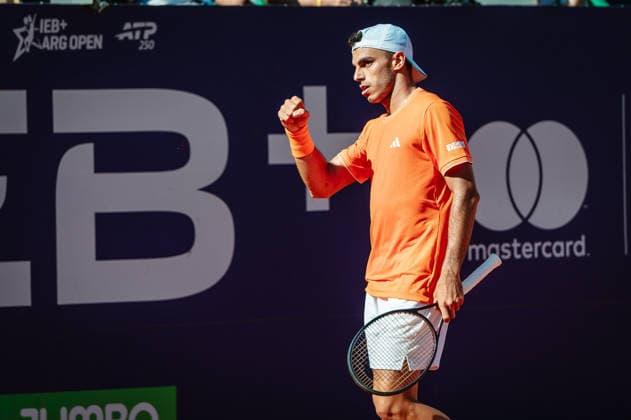 ATP, Tennis Herren Argentina Open 2026 BUENOS AIRES, AR - 13.02.2026: ATP ARGENTINA OPEN 2026 - Buenos Aires, Argentina. February 13, 2026. Francisco Cerundolo (ARG) in action during the quarter-final match of the Argentina Open 2026. (Photo: Lucas Mangi Fotoarena) x2883447x  LucasxMangi