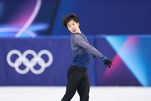Winter Olympics - Men s Singles Free Skating Jin Boyang of Team China competes in the Men s Singles Free Figure skating, Eiskunstlauf event on day seven of the Milano Cortina 2026 Winter Olympic Games, Olympische Spiele, Olympia, OS at Milano Ice Skating Arena on February 13, 2026 in Milan, Italy. Photo by Alexis Jumeau ABACAPRESS.COM Milan Italy  Copyright: xJumeauxAlexis ABACAx