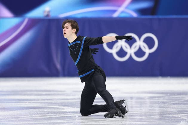 Winter Olympics - Men s Singles Free Skating Kyrylo Marsak of Team Ukraine competes in the Men s Singles Free Figure skating, Eiskunstlauf event on day seven of the Milano Cortina 2026 Winter Olympic Games, Olympische Spiele, Olympia, OS at Milano Ice Skating Arena on February 13, 2026 in Milan, Italy. Photo by Alexis Jumeau ABACAPRESS.COM Milan Italy  Copyright: xJumeauxAlexis ABACAx