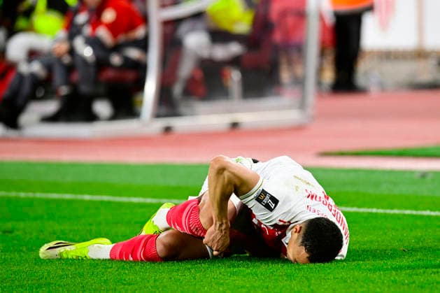 FOOTBALL : AS Monaco VS FC Nantes - Ligue 1 McDonald s - 13 02 2026 Vanderson (ASM) - Ligue 1 McDonald s match between AS Monaco and FC Nantes on February 13, 2026 at the Louis II Stadium in Monaco. MonacoMonaco  Copyright: xWilliamxCannarellax