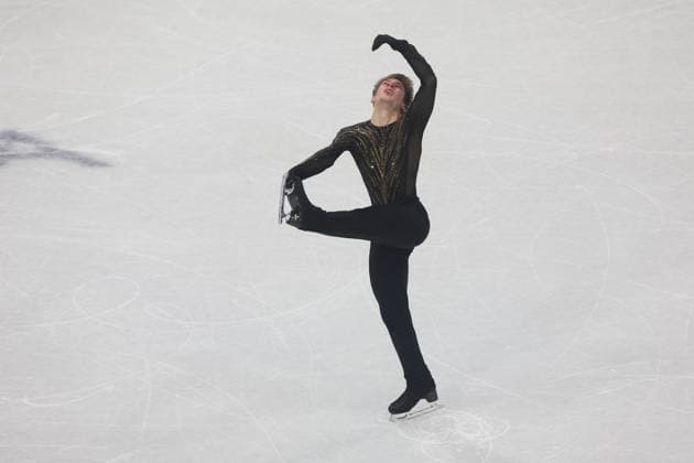 Figure skating, Eiskunstlauf - Milano Cortina 2026 Winter Olympics: Day 7 Andrew Torgashev participates in Figure Skating Men s Single Skating on day seven of the Milano Cortina 2026 Winter Olympic Games, Olympische Spiele, Olympia, OS at Milano Speed skating, Eisschnelllauf Stadium in Milan, Italy, on February 13, 2026. Milano Italy  Copyright: xMattiaxMarteganix originalFilename:martegani-serieami260213_npLHp.jpg