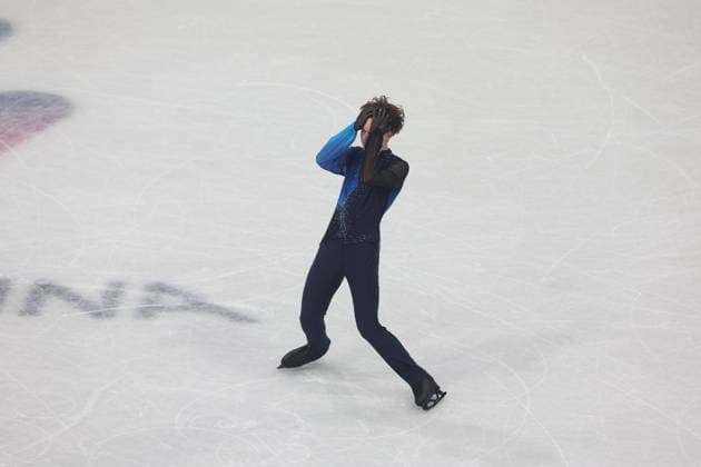 Figure skating, Eiskunstlauf - Milano Cortina 2026 Winter Olympics: Day 7 In Milan, Italy, on February 13, 2026, Shaidorov Mikhail participates in Figure Skating Men s Single Skating on day seven of the Milano Cortina 2026 Winter Olympic Games, Olympische Spiele, Olympia, OS at Milano Ice Skating Arena. Milano Italy  Copyright: xMattiaxMarteganix originalFilename:martegani-serieami260213_npeBV.jpg