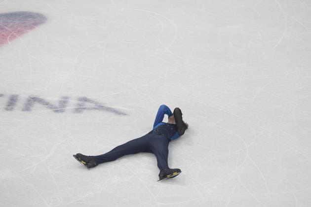 Figure skating, Eiskunstlauf - Milano Cortina 2026 Winter Olympics: Day 7 In Milan, Italy, on February 13, 2026, Shaidorov Mikhail participates in Figure Skating Men s Single Skating on day seven of the Milano Cortina 2026 Winter Olympic Games, Olympische Spiele, Olympia, OS at Milano Ice Skating Arena. Milano Italy  Copyright: xMattiaxMarteganix originalFilename:martegani-serieami260213_npXXb.jpg