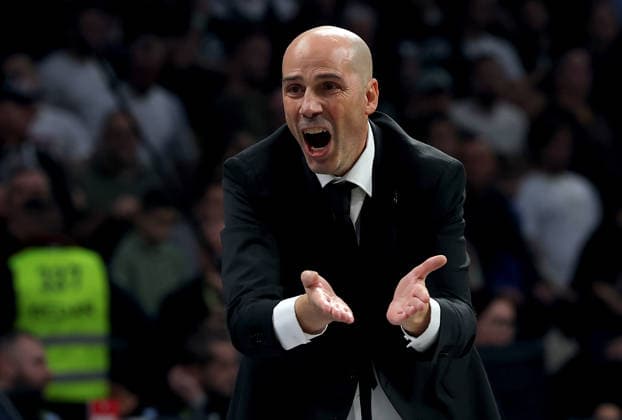 Partizan v Real Madrid, Euroleague, season 2025 2026, round 28 Belgrade, Serbia. 13th Feb, 2026. Partizan s head coach Joan Penarroya during Euroleague basketball match between Partizan and Real Madrid on February 13. 2026. in Belgrade, Serbia. Belgrade Serbia Copyright: xPedjaxMilosavljevic STARSPORTx