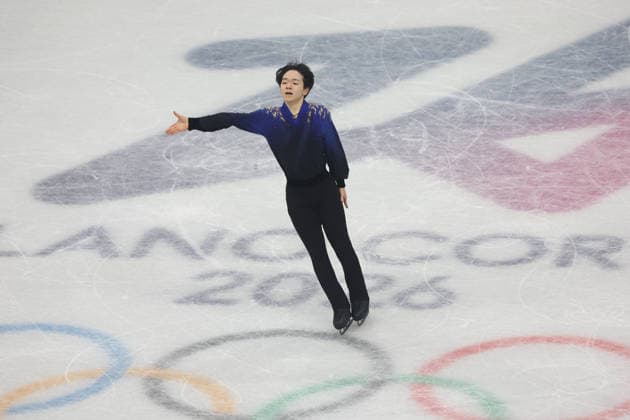Figure skating, Eiskunstlauf - Milano Cortina 2026 Winter Olympics: Day 7 KAGIYAMA Yuma participates in Figure Skating Men Single Skating on day seven of the Milano Cortina 2026 Winter Olympic Games, Olympische Spiele, Olympia, OS at Milano Ice Skating Arena in Milan, Italy, on February 13, 2026. Milano Italy  Copyright: xMattiaxMarteganix originalFilename:martegani-serieami260213_npquW.jpg