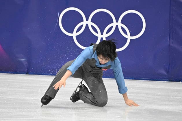 Kao Miura (JPN), Figure skating, Eiskunstlauf Men Single Skating, Free Skating, at Unipol Forum in Assago Milan during the Milano Cortina 2026 Olympic Winter games, Winterspiele,Spiele, Summer games 13 February 2026, Milan, Italy. Noxthirdxpartyxsales  aflo_319687330