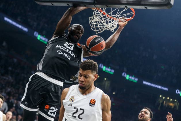 Belgrade Partizan v Real Madrid - EuroLeague BELGRADE, SERBIA - FEBRUARY 13: Players compete during the Euroleague match between Belgrade Partizan and Real Madrid in Belgrade, Serbia on February 13, 2026. Filip Stevanovic Anadolu Belgrad Serbia. Editorial use only. Please get in touch for any other usage.  Copyright: x2026xAnadoluxFilipxStevanovicx