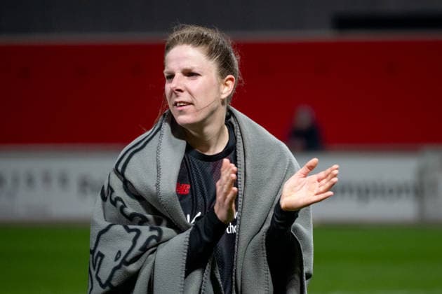 Germany Soccer Google Pixel Womens Bundesliga 2025 2026 Bayer 04 Leverkusen vs 1 FC Köln 18 Matchday Ulrich Haberland Stadion Leverkusen Lilla Turanyi Bayer 04 Leverkusen, 24 Copyright: xOrhanxHabashx