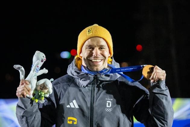 MILANO CORTINA 2026 - OLYMPISCHE WINTERSPIELE - CORTINA D™AMPEZZO - SKELETON HERREN ** NUR FÜR REDAKTIONELLE ZWECKE ** EDITORIAL USE ONLY **<p>13 02 2026-Cortina d™Ampezzo: Olympische Winterspiele Milano Cortina 2026 Skeleton Herren Cortina Sliding Centre Event: Lauf Nr. 2 im Foto: Christopher Grotheer 10 (GER) ( Italien Venetien Cortina d™Ampezzo Copyright: SaschaxFromm *** MILANO CORTINA 2026 OLYMPIC WINTER GAMES CORTINA D™AMPEZZO SKELETON MEN FOR EDITORIAL PURPOSES ONLY p 13 02 2026 Cortina d™Ampezzo Olympic Winter Games Milano Cortina 2026 Skeleton Men Cortina Sliding Centre Event Run No. 2 in photo Christopher Grotheer 10 GER Italy Veneto Cortina d™Ampezzo Copyright SaschaxFromm Copyright: SaschaxFromm doc84kavar0mptkqz3gjcn ,EDITORIAL USE ONLY