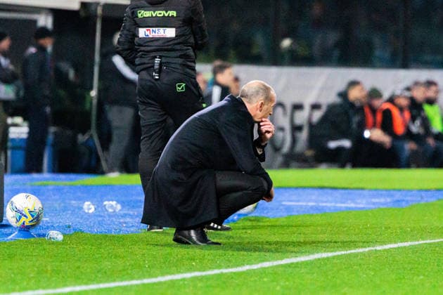 February 13, 2026, Pisa, ITALIA: Milan s headcoach Massimiliano Allegri during the Italian Serie A soccer match Pisa SC vs AC Milan at Arena Garibaldi stadium in Pisa, Italy, 13 February 2026. ANSA ENRICO MATTIA DEL PUNTA Serie A: Pisa SC Vs AC Milan  - ZUMAa110 20260213_zaf_a110_098 Copyright: xEnricoxMattiaxDelxPuntax