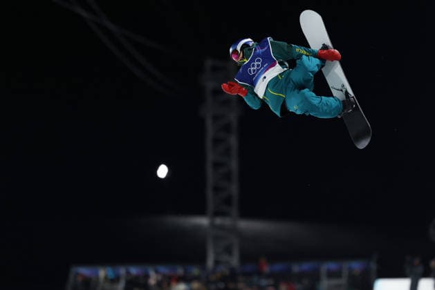 Scotty James (AUS), FEBRUARY 13, 2026 - Snowboarding : Men s Halfpipe Final during the Milano Cortina 2026 Olympic Winter games, Winterspiele,Spiele, Summer games at Livigno Snow Park in Livigno, Italy.  aflo_319716034