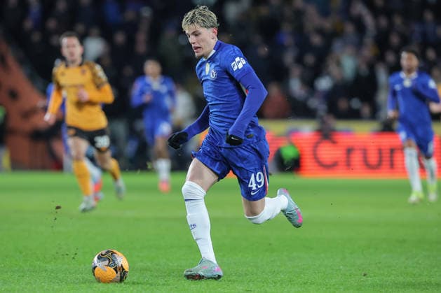 Hull City v Chelsea Emirates FA Cup Alejandro Garnacho of Chelsea in action during the Emirates FA Cup Fourth Round match against Hull City at the MKM Stadium, Hull 13 02 2026 UK Newspapers OUT Copyright: xDavidxGreavesx FIL-22964-0052