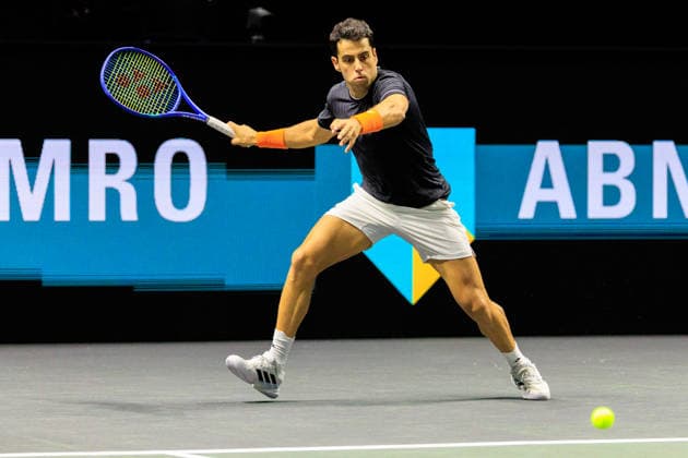 2026-02-13 ABN AMRO Open ROTTERDAM, NETHERLANDS - FEBRUARY 13: Jaume Munar of Spain during the ABN AMRO Open at Ahoy on February 13, 2026 in Rotterdam, Netherlands. Rotterdam Ahoy Netherlands Content not available for redistribution in The Netherlands directly or indirectly through any third parties. Copyright: xMarcelxvanxPlateringenx