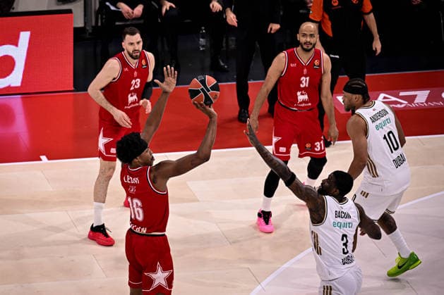 Zach LeDay EA7 Emporio Armani Olimpia Milano - Dubai Basketball Euroleague 2025 2026 Milano, 13 02 2026 Foto ClaudioDegaspari Ciamillo-Castoria  Copyright: xClaudioxDegasparix