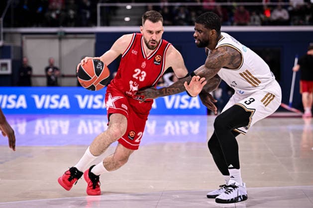 Marko Guduric EA7 Emporio Armani Olimpia Milano - Dubai Basketball Euroleague 2025 2026 Milano, 13 02 2026 Foto ClaudioDegaspari Ciamillo-Castoria  Copyright: xClaudioxDegasparix