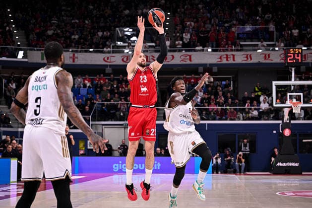 Marko Guduric EA7 Emporio Armani Olimpia Milano - Dubai Basketball Euroleague 2025 2026 Milano, 13 02 2026 Foto ClaudioDegaspari Ciamillo-Castoria  Copyright: xClaudioxDegasparix