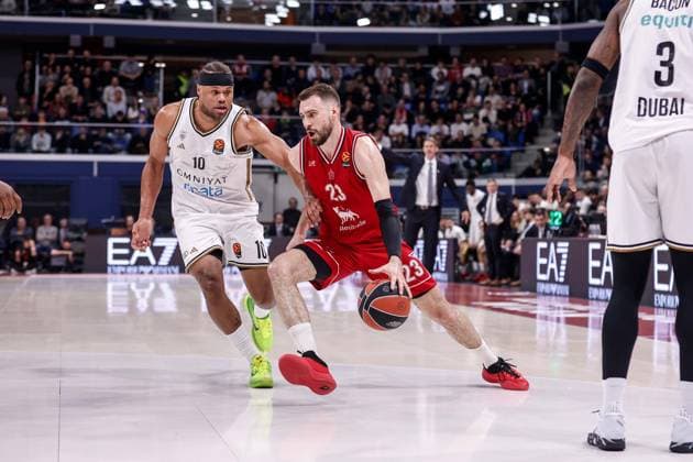 Marko Guduric EA7 Emporio Armani Olimpia Milano - Dubai Basketball EuroLeague 2025 2026 Milano, 13 02 2026 Foto AlessiaDoniselli Ciamillo-Castoria  Copyright: xAlessiaxDonisellix