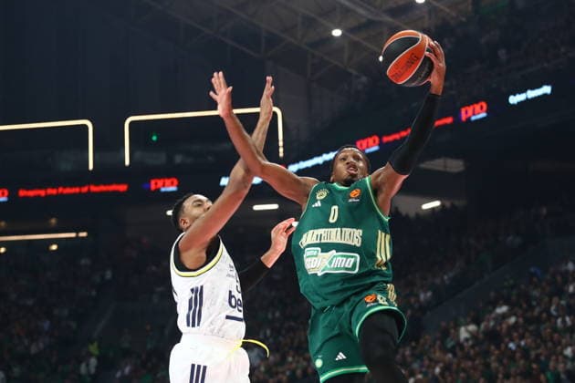 EuroLeague Basketball, Panathinaikos AKTOR Athens vs Fenerbahce Beko Istanbul - T.J. Shorts, 0 of Panathinaikos AKTOR Athens in action during the Euroleague regular season basketball match between Panathinaikos AKTOR Athens and Fenerbahce Beko Istanbul at Telekom Center Athens on February 13, 2026 in Athens, Greece. ATHENS Greece Copyright: xOnexInchxProductionsx 6850981