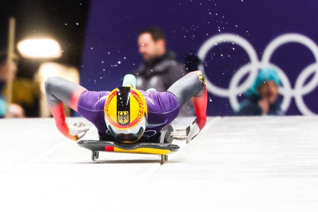 Milano Cortina 2026 - XXV Olympic Winter games, Winterspiele,Spiele, Summer games Cortina D Ampezzo - Italy Friday , February 13 , 2023 Skeleton - Men s GROTHEER Christopher  Copyright: xLucianoxMariaxBisi IPAxSportx xipa-agency.netx xx IPA_71465412 IPA_Agency_IPA71465412
