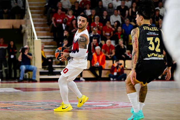 BASKET-BALL : AS Monaco VS Saski Baskonia - Turkish Airlines EuroLeague - 13 02 2026 Markus Howard (Baskonia) - Turkish Airlines EuroLeague match between AS Monaco and Saski Baskonia on February 13, 2026 at the Gaston-MÃ decin sports hall in Monaco. MonacoMonaco  Copyright: xWilliamxCannarellax