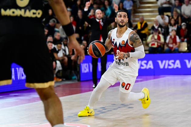 BASKET-BALL : AS Monaco VS Saski Baskonia - Turkish Airlines EuroLeague - 13 02 2026 Markus Howard (Baskonia) - Turkish Airlines EuroLeague match between AS Monaco and Saski Baskonia on February 13, 2026 at the Gaston-MÃ decin sports hall in Monaco. MonacoMonaco  Copyright: xWilliamxCannarellax