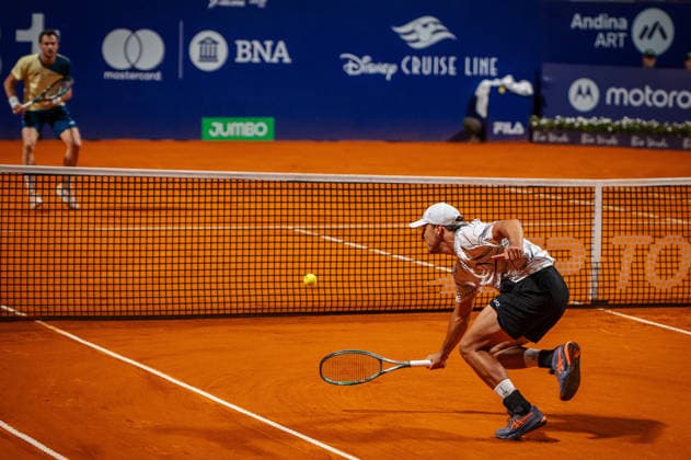 ATP, Tennis Herren Argentina Open 2026 BUENOS AIRES, AR - 13.02.2026: ATP ARGENTINA OPEN 2026 - Buenos Aires, Argentina. February 13, 2026. Luciano Darderi (ITA) in action during the quarter-final match of the Argentina Open 2026. (Photo: Lucas Mangi Fotoarena) x2883810x  LucasxMangi