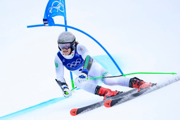 OLYMPICS - Winter Olympic Games, Olympische Spiele, Olympia, OS Milano Cortina 2026 BORMIO,ITALY,14.FEB.26 - OLYMPICS, ALPINE SKIING - Winter Olympic Games Milano Cortina 2026, giant slalom, men. Image shows Lucas Pinheiro Braathen (BRA).  GEPAxpictures xWolfgangxGrebien