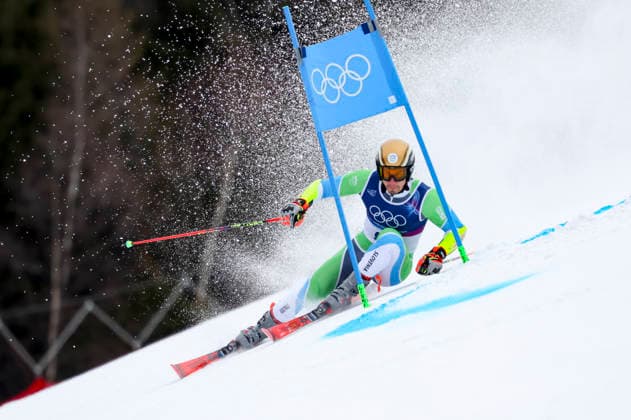 OLYMPICS - Winter Olympic Games, Olympische Spiele, Olympia, OS Milano Cortina 2026 BORMIO,ITALY,14.FEB.26 - OLYMPICS, ALPINE SKIING - Winter Olympic Games Milano Cortina 2026, giant slalom, men. Image shows Zan Kranjec (SLO).  GEPAxpictures xHaraldxSteiner