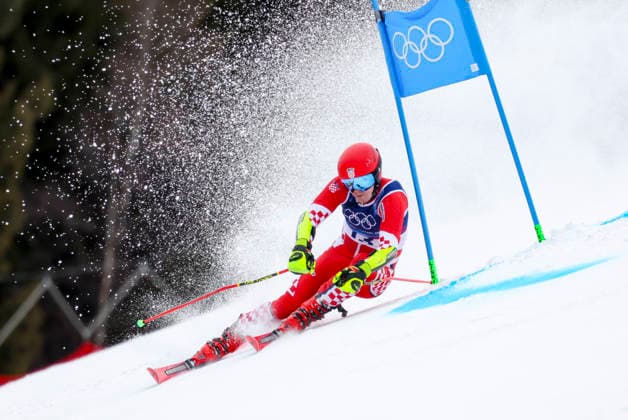 OLYMPICS - Winter Olympic Games, Olympische Spiele, Olympia, OS Milano Cortina 2026 BORMIO,ITALY,14.FEB.26 - OLYMPICS, ALPINE SKIING - Winter Olympic Games Milano Cortina 2026, giant slalom, men. Image shows Filip Zubcic (CRO).  GEPAxpictures xHaraldxSteiner