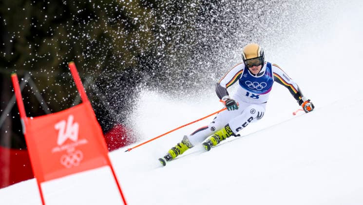 OLYMPICS - Winter Olympic Games, Olympische Spiele, Olympia, OS Milano Cortina 2026 BORMIO,ITALY,14.FEB.26 - OLYMPICS, ALPINE SKIING - Winter Olympic Games Milano Cortina 2026, giant slalom, men. Image shows Fabian Gratz (GER).  GEPAxpictures xHaraldxSteiner