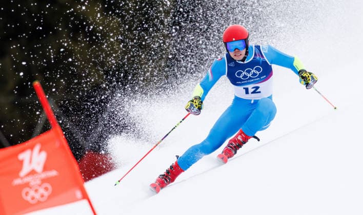 OLYMPICS - Winter Olympic Games, Olympische Spiele, Olympia, OS Milano Cortina 2026 BORMIO,ITALY,14.FEB.26 - OLYMPICS, ALPINE SKIING - Winter Olympic Games Milano Cortina 2026, giant slalom, men. Image shows Alex Vinatzer (ITA).  GEPAxpictures xHaraldxSteiner