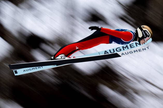 OLYMPICS - Winter Olympic Games, Olympische Spiele, Olympia, OS Milano Cortina 2026 PREDAZZO,ITALY,14.FEB.26 - OLYMPICS, Ski jumping, Skispringen, Ski, nordisch - Winter Olympic Games Milano Cortina 2026, large hill, women, training. Image shows Heidi Dyhre Traaserud (NOR).  GEPAxpictures xOliverxLerch