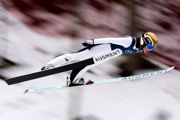 OLYMPICS - Winter Olympic Games, Olympische Spiele, Olympia, OS Milano Cortina 2026 PREDAZZO,ITALY,14.FEB.26 - OLYMPICS, Ski jumping, Skispringen, Ski, nordisch - Winter Olympic Games Milano Cortina 2026, large hill, women, training. Image shows Eirin Maria Kvandal (NOR).  GEPAxpictures xOliverxLerch