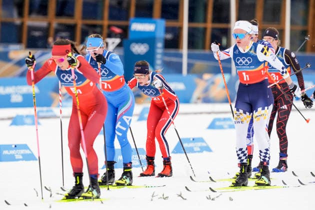 Winter Olympics in Milan Cortina 2026 Val di Fiemme, Italy 20260214. Kristin Austgulen Fosnaes from Norway during the cross-country skiing 4 x 7.5 km relay women at Lago di Tesero during the Winter Olympics in Milano Cortina 2026. Photo: Terje Pedersen NTB Val di Fiemme Italy EDITORIAL USE ONLY. RESTRICTED USE FOR BETTING COMPANIES Ref:_SPOXuWsGnJUWFc.jpg *** Winter Olympics in Milan Cortina 2026 Val di Fiemme, Italy 20260214 Kristin Austgulen Fosnaes from Norway during the cross country skiing 4 x 7 5 km relay women at Lago di Tesero during the Winter Olympics in Milano Cortina 2026 Photo Terje Pedersen NTB Val di Fiemme Italy EDITORIAL USE ONLY RESTRICTED USE FOR BETTING COMPANIES  Copyright: xTerjexPedersenx xNTBx