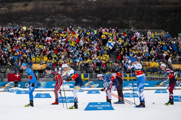 260214 Linn Svahn of Sweden competes in the women s 4 x 7.5km relay cross-country skiing race during day 8 of the 2026 Winter Olympics on February 14, 2026 in Val di Fiemme. Photo: Joel Marklund BILDBYRAN kod JM MT0980 skidor cross-country skiing langrenn Olympic Games, Olympische Spiele, Olympia, OS olympics winter olympics os ol olympiska spel vinter-os olympiske leker milano cortina 2026 milan cortina 2026 milano cortina 2026 olympic games milano cortina 2026 winter olympic games milano cortina-os milano cortina-ol vinter-ol 8 bbeng stafett dam sverige *** 260214 Linn Svahn of Sweden competes in the women s 4 x 7 5km relay cross country skiing race during day 8 of the 2026 Winter Olympics on February 14, 2026 in Val di Fiemme Photo Joel Marklund BILDBYRAN kod JM MT0980 skidor cross country skiing langrenn olympic games olympics winter olympics os ol olympiska spel vinter os olympiske leker milano cortina 2026 milan cortina 2026 milano cortina 2026 olympic games milano cortina 2026 winter olympic games milano cortina os milano cortina ol vinter ol 8 bbeng relay dam sverige  Copyright: JOELxMARKLUND BB260214JM005