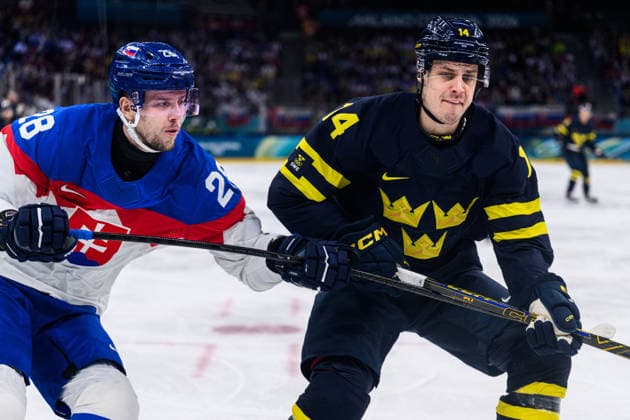 260214 Martin Gernat of Slovakia and Joel Eriksson Ek of Sweden in the men s Ice hockey, Eishockey game between Sweden and Slovakia during day 8 of the 2026 Winter Olympics on February 14, 2026 in Milan. Photo: Emma Wallskog BILDBYRAN kod EW CS0879 ishockey ice hockey Olympic Games, Olympische Spiele, Olympia, OS olympics winter olympics os ol olympiska spel vinter-os olympiske leker milano cortina 2026 milan cortina 2026 milano cortina 2026 olympic games milano cortina 2026 winter olympic games milano cortina-os milano cortina-ol vinter-ol 8 bbeng sverige sweden slovakien slovakia *** 260214 Martin Gernat of Slovakia and Joel Eriksson Ek of Sweden in the men s ice hockey game between Sweden and Slovakia during day 8 of the 2026 Winter Olympics on February 14, 2026 in Milan Photo Emma Wallskog BILDBYRAN kod EW CS0879 ishockey ice hockey olympic games olympics winter olympics os ol olympiska spel vinter os olympiske leker milano cortina 2026 milan cortina 2026 milano cortina 2026 olympic games milano cortina 2026 winter olympic games milano cortina os milano cortina ol vinter ol 8 bbeng sverige sweden slovakien slovakia  Copyright: EMMAxWALLSKOG BB260214EW014