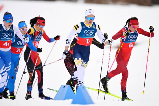 VAL DI FIEMME, ITALY 20260214 Sweden s Linn Svahn in the lead during the women s 4 x 7.5 km relay during the Winter Olympics at the Tesero cross-country skiing stadium in Val di Fiemme, Italy. *** The image is included in the SPORTS PACKAGE. For others PAYMENT IMAGE *** VAL DI FIEMME ITALY x10430x *** VAL DI FIEMME, ITALY 20260214 Sweden s Linn Svahn in the lead during the women s 4 x 7 5 km relay during the Winter Olympics at the Tesero cross country skiing stadium in Val di Fiemme, Italy The image is included in the SPORTS PACKAGE For others PAYMENT IMAGE VAL DI FIEMME ITALY x10430x  Copyright: xChristinexOlsson TTx OS 2026 SKIDOR STAFETT DAM