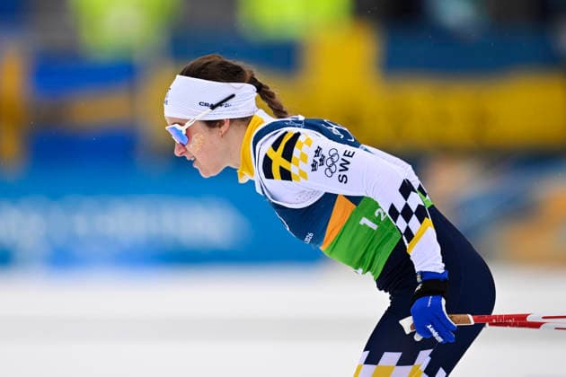 VAL DI FIEMME, ITALY 20260214 Sweden s Ebba Andersson and Linn Svahn take turns in the women s 4 x 7.5 km relay during the Winter Olympics at the Tesero cross-country skiing stadium in Val di Fiemme, Italy. *** The image is included in the SPORTS PACKAGE. For others PAYMENT IMAGE *** VAL DI FIEMME ITALY x10430x *** VAL DI FIEMME, ITALY 20260214 Sweden s Ebba Andersson and Linn Svahn take turns in the women s 4 x 7 5 km relay during the Winter Olympics at the Tesero cross country skiing stadium in Val di Fiemme, Italy The image is included in the SPORTS PACKAGE For others PAYMENT IMAGE VAL DI FIEMME ITALY x10430x  Copyright: xChristinexOlsson TTx OS 2026 SKIDOR STAFETT DAM
