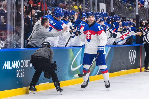 260214 Juraj Slafkovsky of Slovakia celebrates 1-1 in the men s Ice hockey, Eishockey game between Sweden and Slovakia during day 8 of the 2026 Winter Olympics on February 14, 2026 in Milan. Photo: Emma Wallskog BILDBYRAN kod EW CS0879 ishockey ice hockey Olympic Games, Olympische Spiele, Olympia, OS olympics winter olympics os ol olympiska spel vinter-os olympiske leker milano cortina 2026 milan cortina 2026 milano cortina 2026 olympic games milano cortina 2026 winter olympic games milano cortina-os milano cortina-ol vinter-ol 8 bbeng sverige sweden slovakien slovakia jubel *** 260214 Juraj Slafkovsky of Slovakia celebrates 1 1 in the men s ice hockey game between Sweden and Slovakia during day 8 of the 2026 Winter Olympics on February 14, 2026 in Milan Photo Emma Wallskog BILDBYRAN kod EW CS0879 ishockey ice hockey olympic games olympics winter olympics os ol olympiska spel vinter os olympiske leker milano cortina 2026 milan cortina 2026 milano cortina 2026 olympic games milano cortina 2026 winter olympic games milano cortina os milano cortina ol vinter ol 8 bbeng sverige sweden slovakien slovakia jubel  Copyright: EMMAxWALLSKOG BB260214EW023