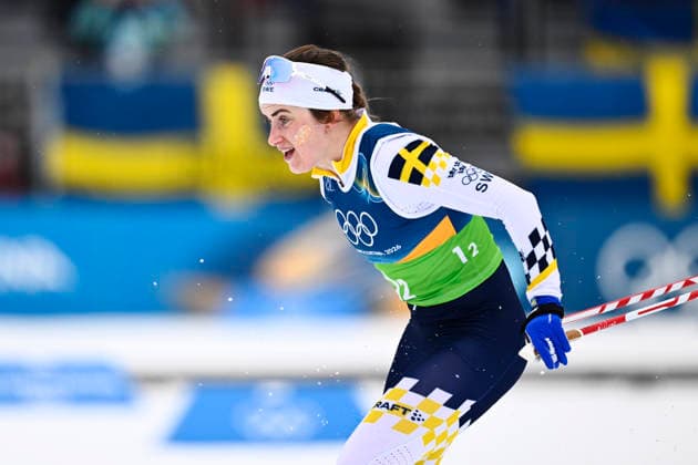 VAL DI FIEMME, ITALY 20260214 Sweden s Ebba Andersson and Linn Svahn take turns in the women s 4 x 7.5 km relay during the Winter Olympics at the Tesero cross-country skiing stadium in Val di Fiemme, Italy. *** The image is included in the SPORTS PACKAGE. For others PAYMENT IMAGE *** VAL DI FIEMME ITALY x10430x *** VAL DI FIEMME, ITALY 20260214 Sweden s Ebba Andersson and Linn Svahn take turns in the women s 4 x 7 5 km relay during the Winter Olympics at the Tesero cross country skiing stadium in Val di Fiemme, Italy The image is included in the SPORTS PACKAGE For others PAYMENT IMAGE VAL DI FIEMME ITALY x10430x  Copyright: xChristinexOlsson TTx OS 2026 SKIDOR STAFETT DAM